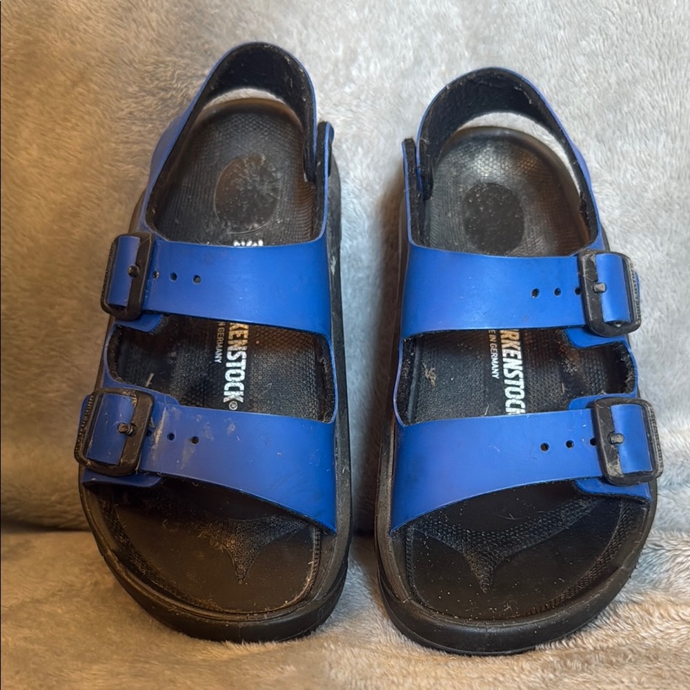 Birkenstock Blue Sandals with Adjustable Straps